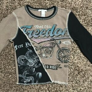 Full Tilt Long Sleeve Crop Top